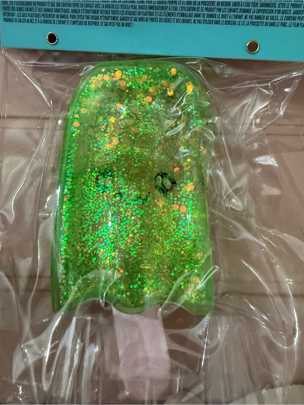 Sugar Swaps Glittery Green Popsicle Squishy Toy - Kids Learning Toy